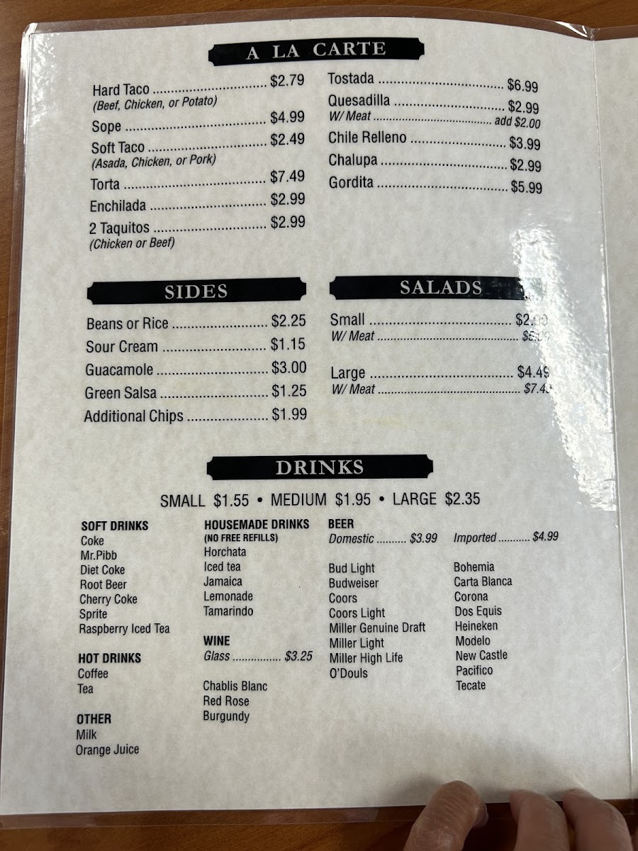 Los Jarritos Restaurants Menu - Image 3
